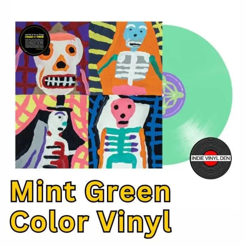 Jad Fair & Yo La Tengo - Strange But True - Mint Green Color Vinyl Record