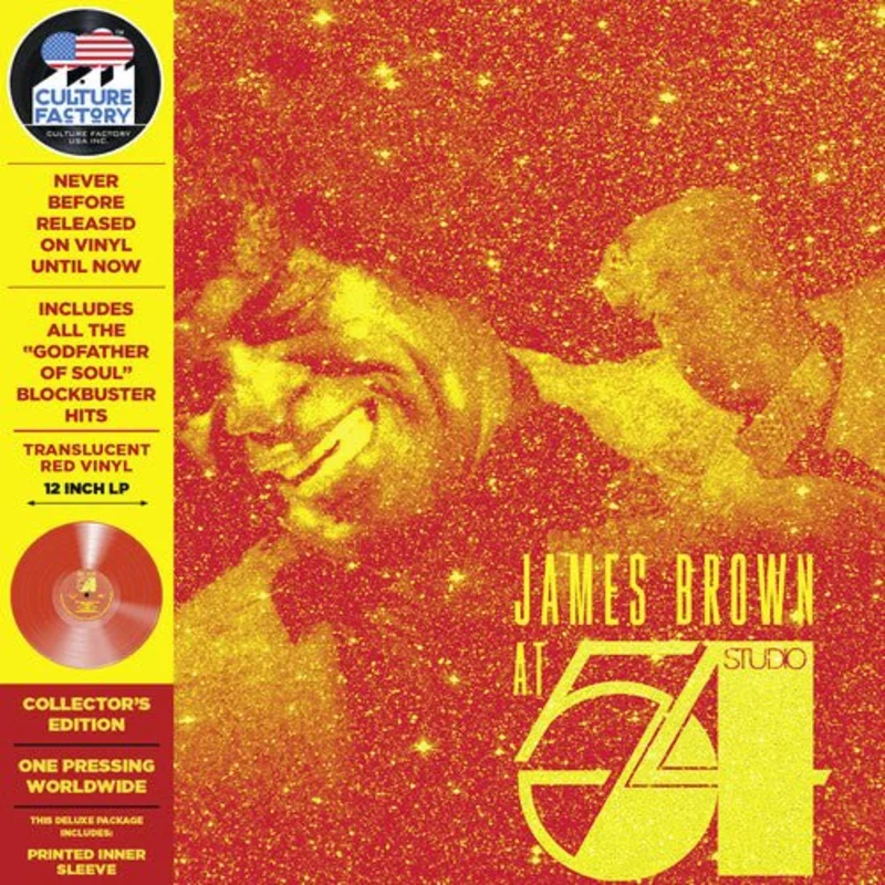 James Brown - At Studio 54 New York City (Red Color) Vinyl LP