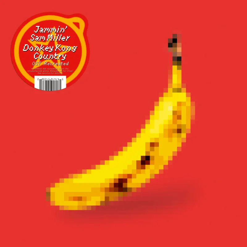 Jammin' Sam Miller - Donkey Kong Country 1 (Original Soundtrack) (Yellow Color) Vinyl LP