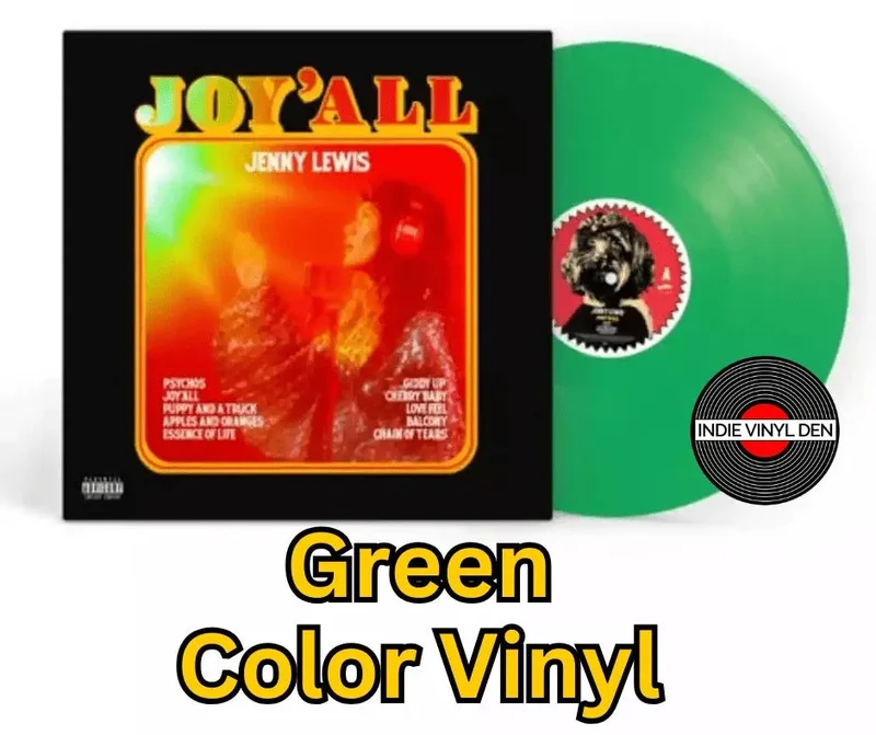 Jenny Lewis - JOY'ALL - GREEN Color Vinyl Record