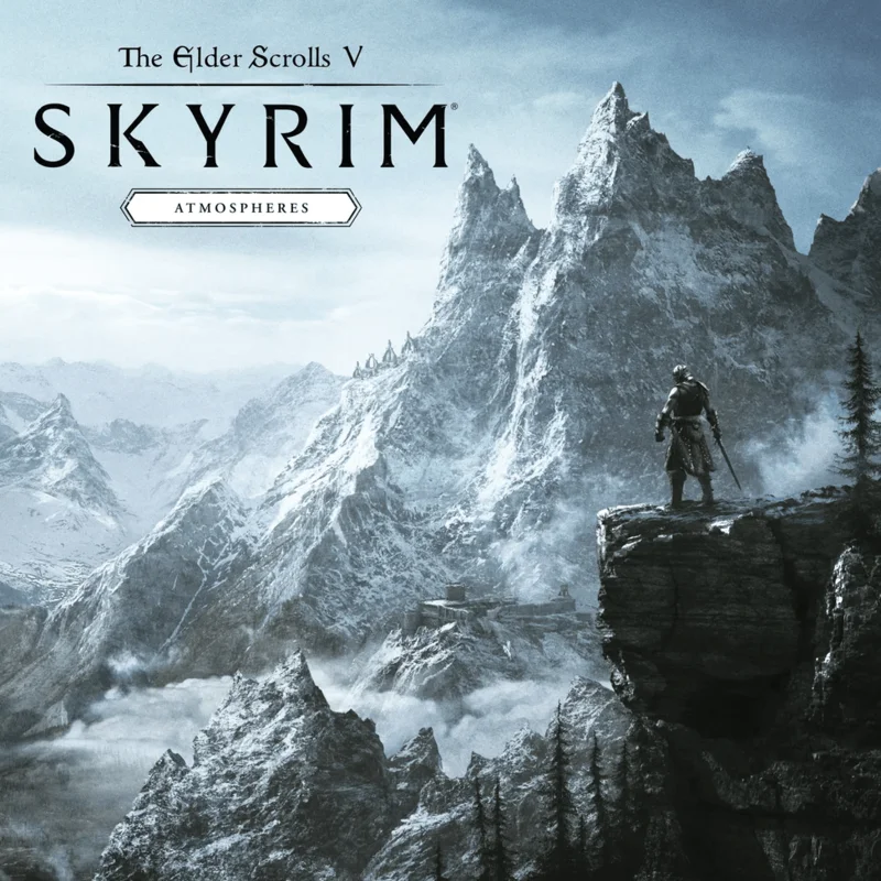Jeremy Soule - The Elder Scrolls V: Skyrim - Atmospheres (Black & Clear Splatter Color) Vinyl LP