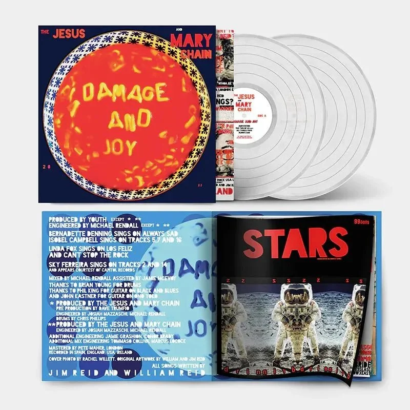 Jesus and Mary Chain - Damage And Joy (Deluxe) - Clear Vinyl Record 2LP