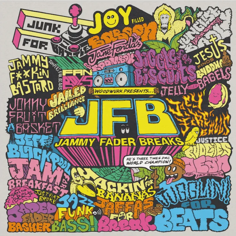 JFB - Jammy Fader Breaks (Silver Color) Vinyl 7"