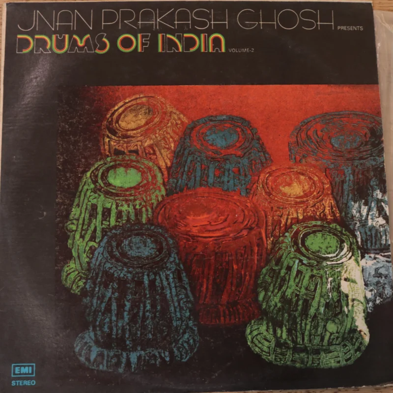 Jnan Prakash Ghosh - Presents Drums Of India Volume 2 (Indian Pressing) ( (Used Vinyl - VG+) BF Marketplace