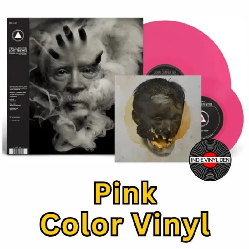 John Carpenter - Lost Themes 10th Anniversary - Pink Color Vinyl Record + 7"