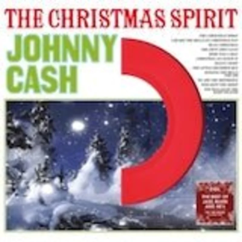 Johnny Cash - Christmas Spirit (Color) Vinyl LP