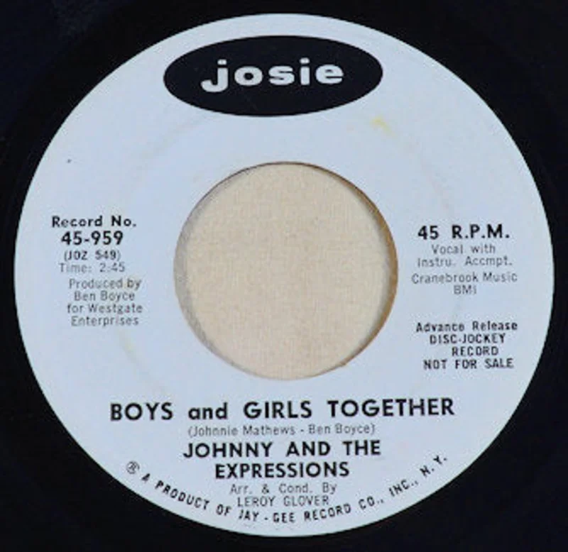 Johnny & The Expressions Boys And Girls Together