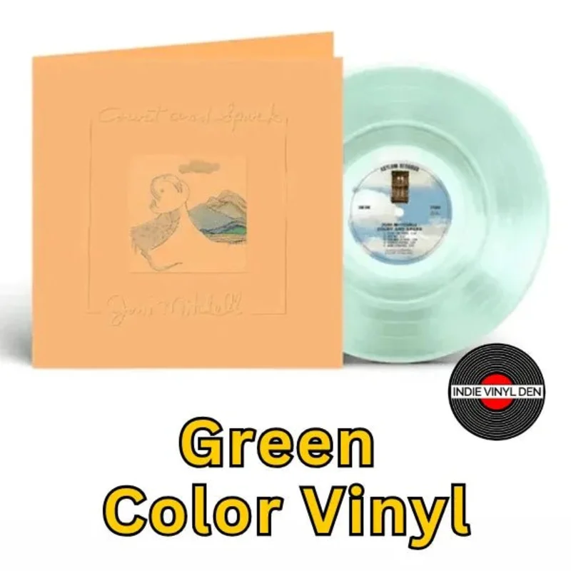 Joni Mitchell - Court And Spark - Green Color Vinyl Record *