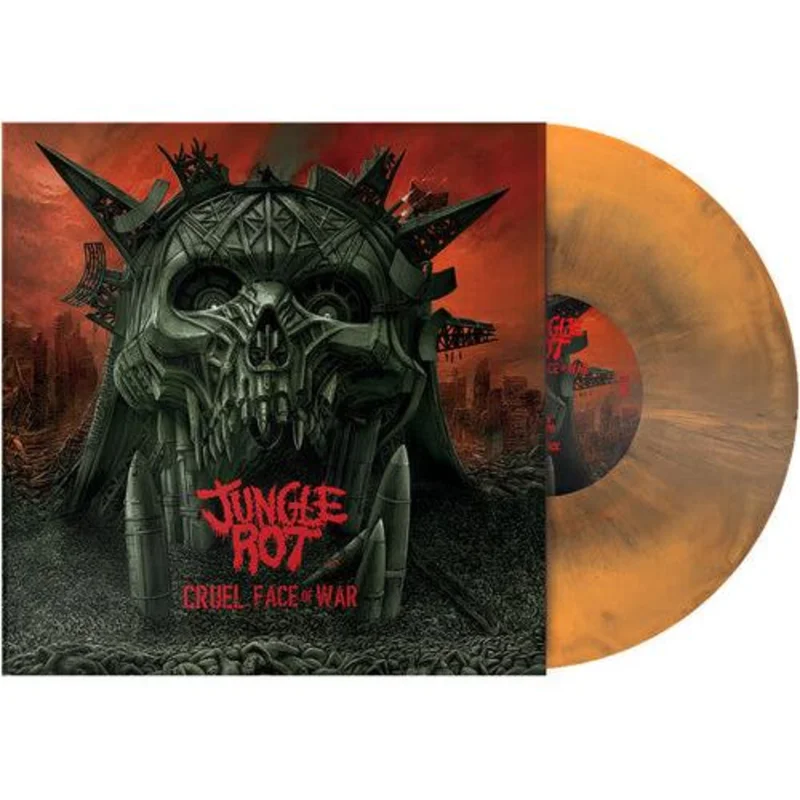 Jungle Rot - Cruel Face Of War (Black/Orange Vinyl) (Pre Order)
