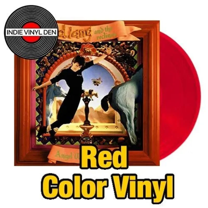 k.d. lang and the reclines Angel With A Lariat -  Red Color Vinyl Record