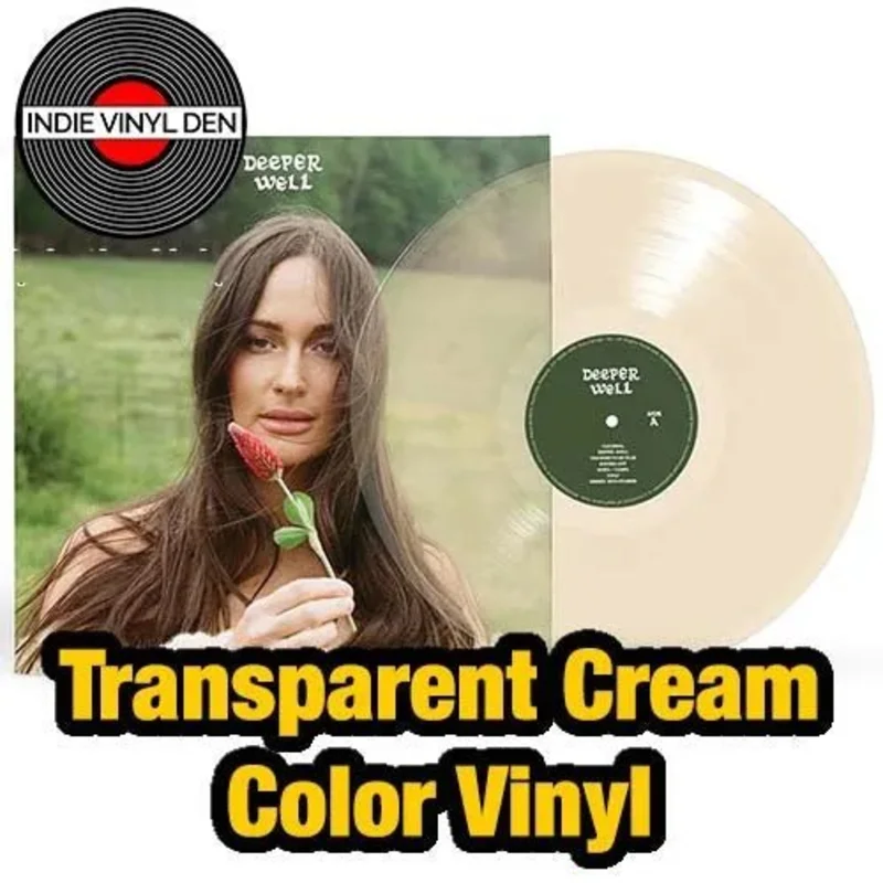 Kacey Musgraves - Deeper Well - Transparent Cream Color Vinyl Record *