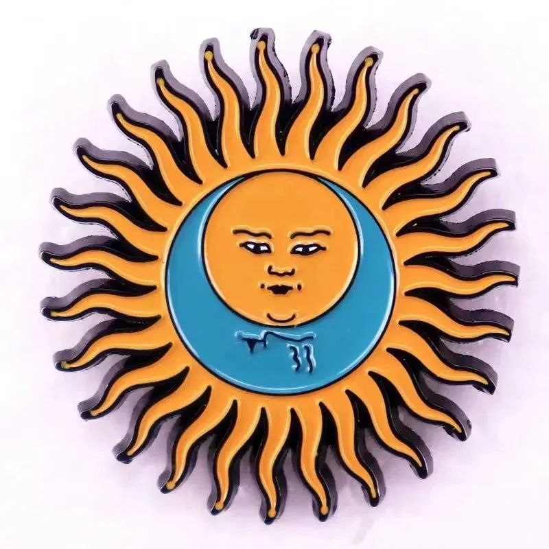 King Crimson Sun and Moon - Enamel Pin