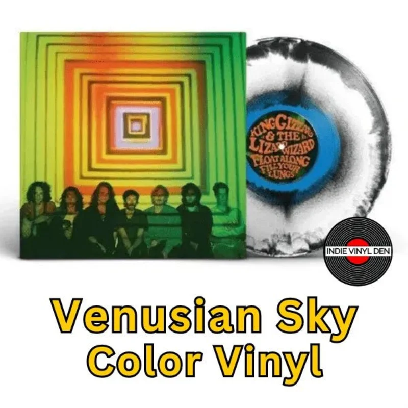 King Gizzard and The Lizard Wizard - Float Along: Fill Your Lungs - VENUSIAN SKY Color Vinyl Record] *