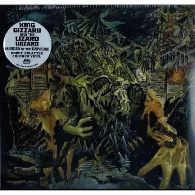 King Gizzard and The Lizard Wizard - Murder of the Universe - Green w/ Yellow