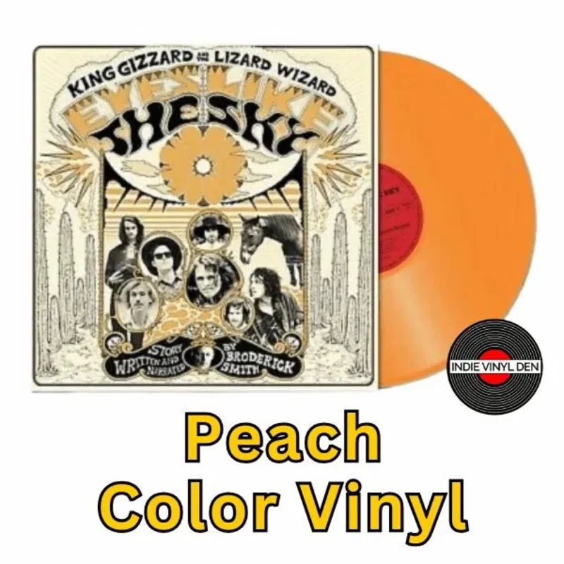 King Gizzard & The Lizard Wizard  Eyes Likes The Sky - Peach Color Vinyl Record *