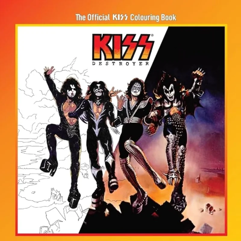KISS The Official Coloring Book