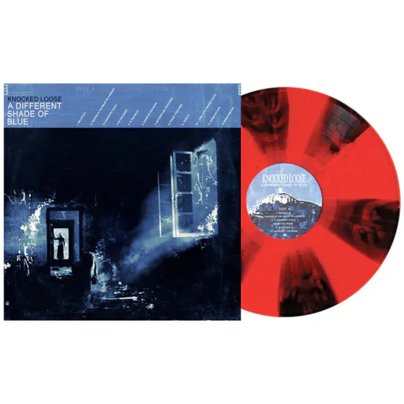 Knocked Loose - A DIFFERENT SHADE OF BLUE (Black & Red Splatter)