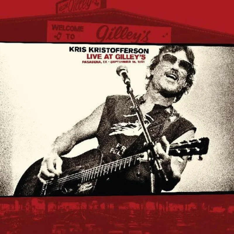 Kris Kristofferson Live At Gilleys - Pasadena, TX: September 15, 1981 (INDIE EXCLUSIVE, WHITE MARBLED VINYL)
