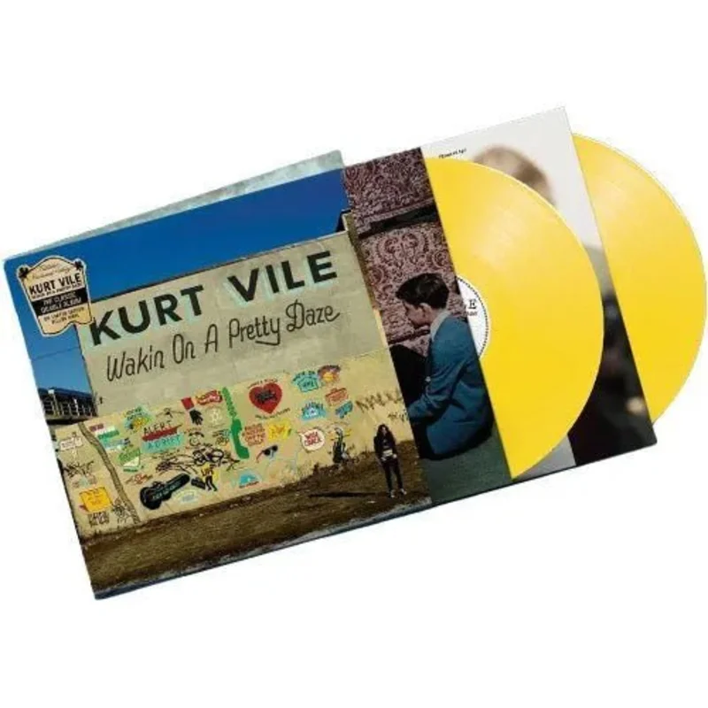 Kurt Vile- Wakin On A Pretty Daze - Yellow Color 2LP Vinyl