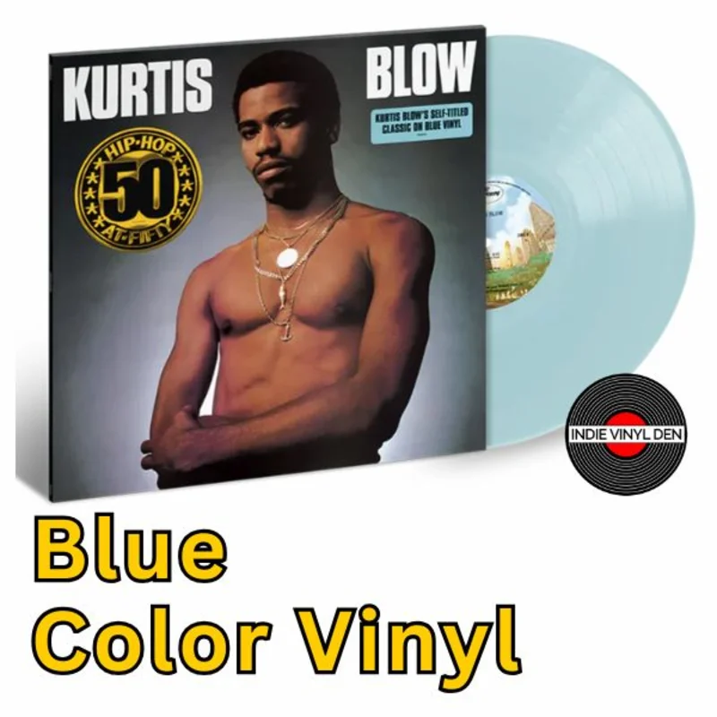 Kurtis Blow Self-titled - BLUE Color Vinyl Record