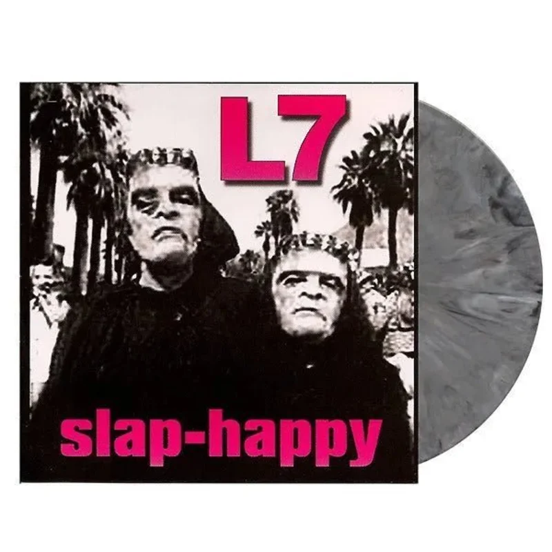 L7 - Slap Happy - Grey Marble Color Vinyl