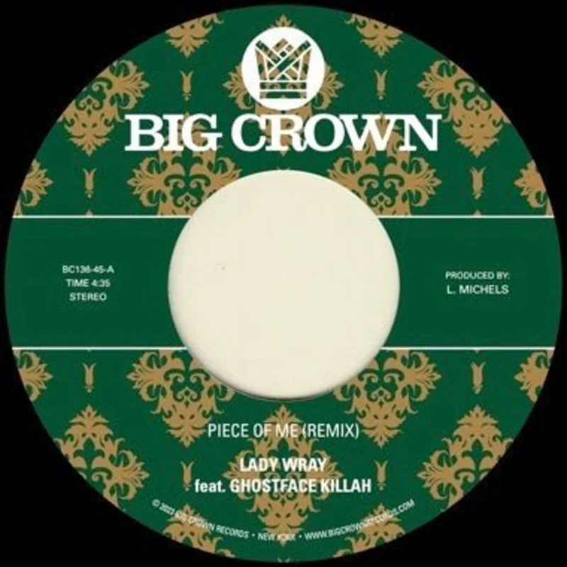 Lady Wray & Pete Rock - Piece of Me (feat. Ghostface Killah) b/w Joy & Pain (Pete Rock Remix) Vinyl 7"