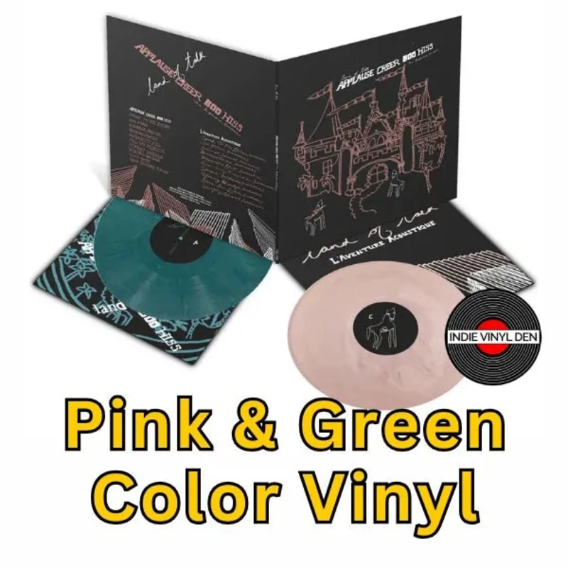Land of Talk - Applause Cheer Boo Hiss: The Definitive Edition - Pink & Green ECO Vinyl Record