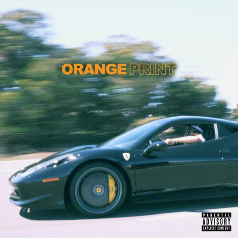 Larry June - Orange Print (Transparent Orange Color) Vinyl LP