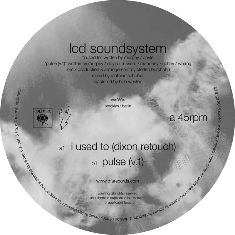 LCD Soundsystem - I Used To (Dixon Rework b/w Pulse v.1) - Vinyl Record
