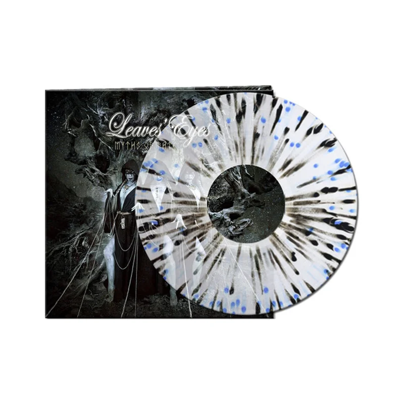 Leaves' Eyes -  Myths Of Fate (Blue & Black Splatter Vinyl)