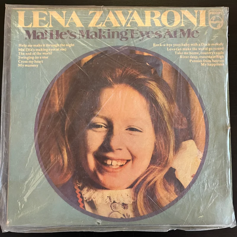 Lena Zavaroni - Ma! He's Making Eyes At Me (Indian Pressing) ( (Used Vinyl - VG) LM Marketplace
