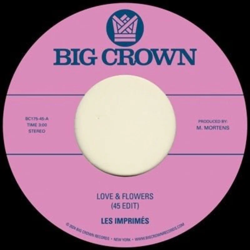 Les Imprims - Love & Flowers (45 Edit) b/w You Vinyl 7"
