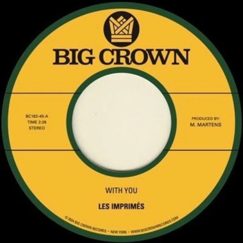 Les Imprims - With You b/w Only Love Vinyl 7"