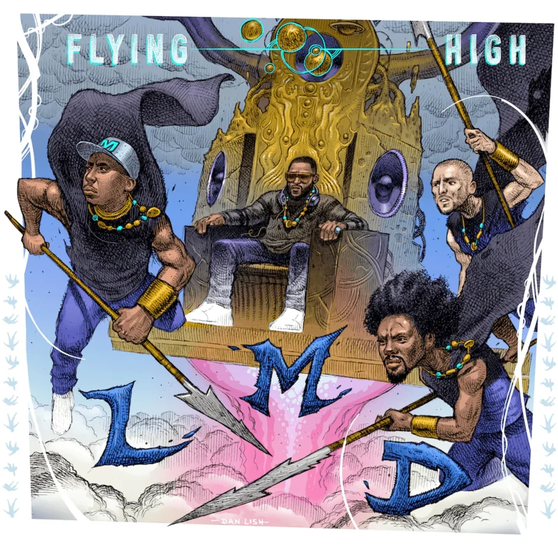 LMD (LMNO, MED, Declaime) - Flying High (White Color) Vinyl LP