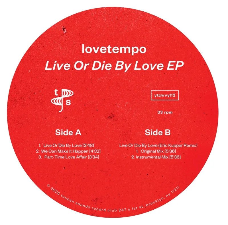 Lovetempo - Live or Die By Love Vinyl 12"