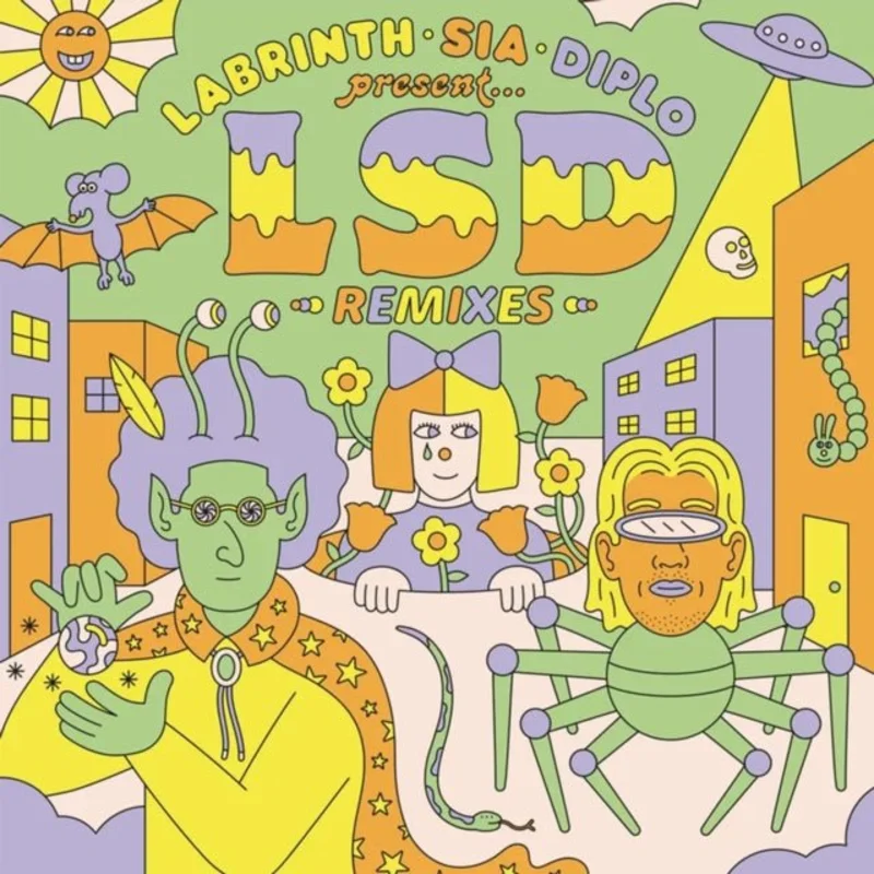LSD (Labrinth, Sia and Diplo) - Labrinth, Sia & Diplo presents... LSD (The Remixes) (RSD Black Friday 2024) Vinyl LP