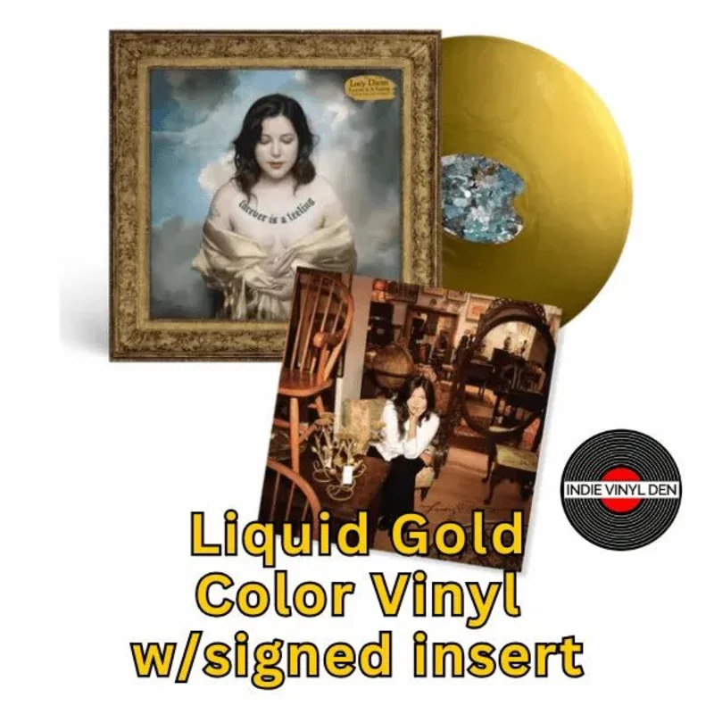 Lucy Dacus - Forever Is A Feeling - Liquid Gold w/ signed insert Vinyl Record