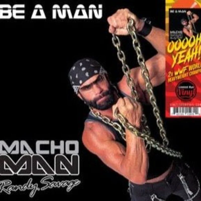 Macho Man Randy Savage - Be A Man (Orange Color) Vinyl Lp