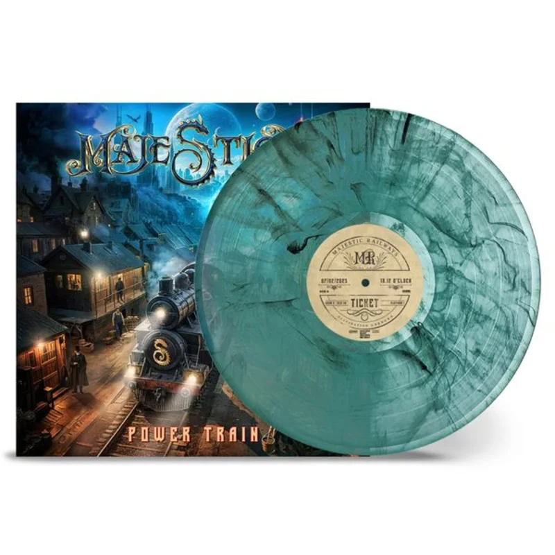 Majestica - Power Train (Trans Turquoise & Black Smoke Vinyl)