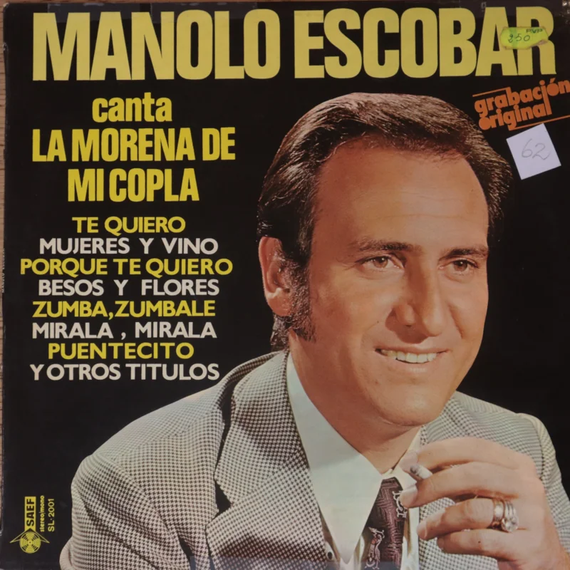 Manolo Escobar - La morena de mi copla ( (Used Vinyl - VG) VJ Marketplace