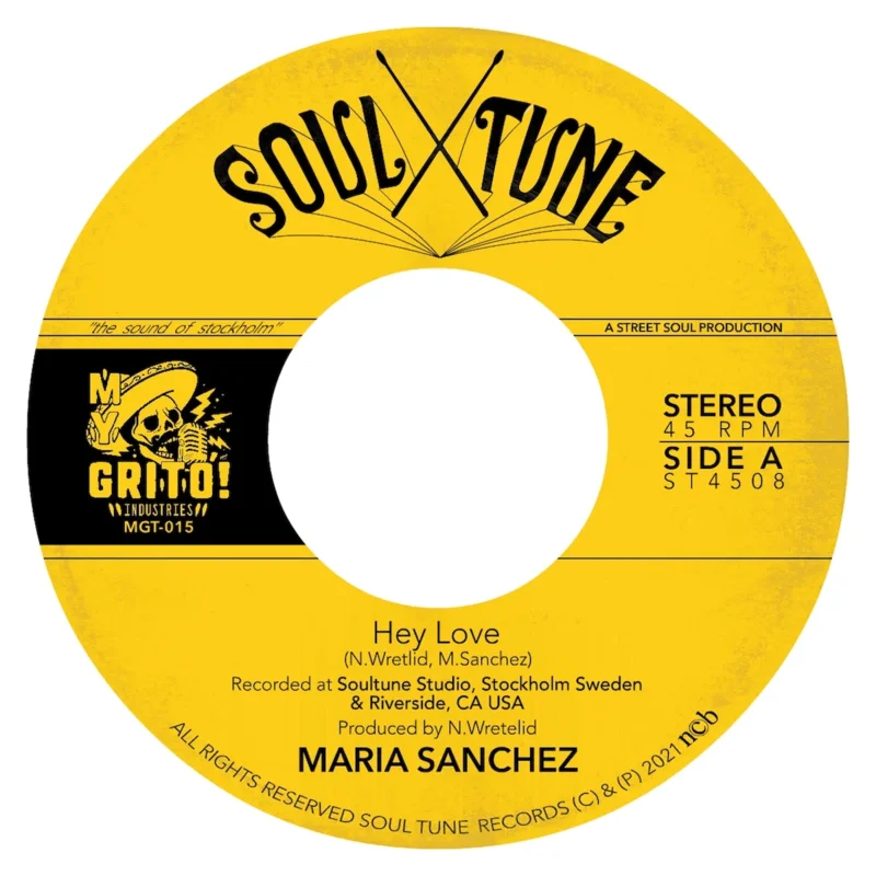 Maria Sanchez - Hey Love b/w Give Me Your Lovin 7" Vinyl