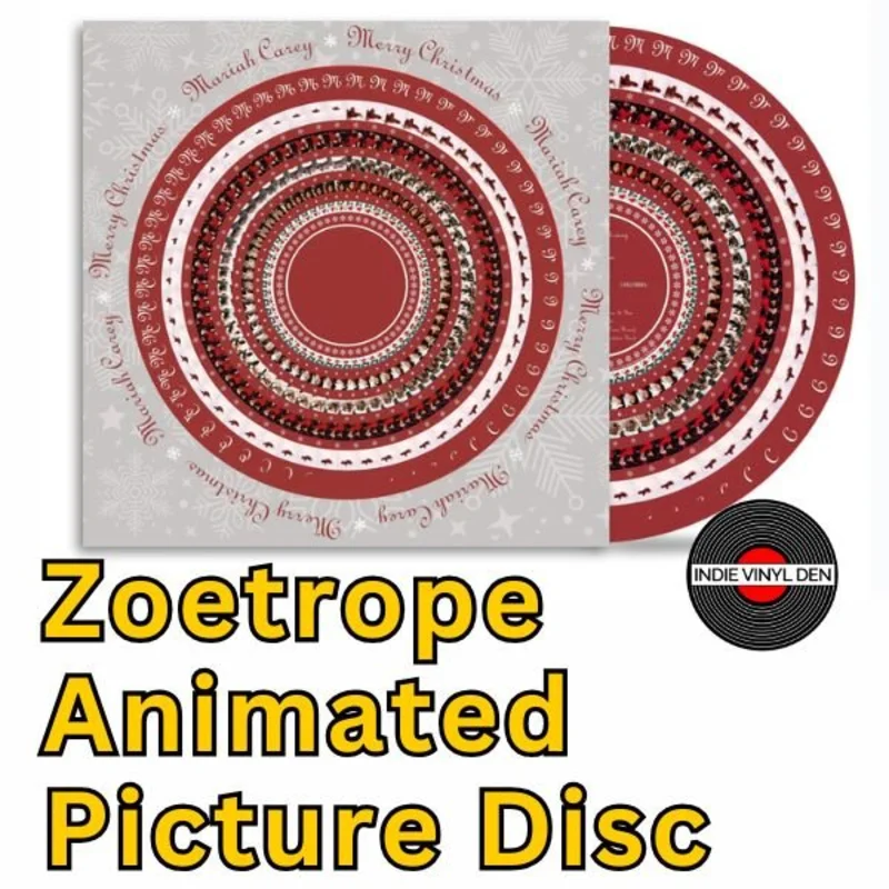 Mariah Carey - Merry Christmas - Zoetrope Animated Picture Disc Vinyl Record *