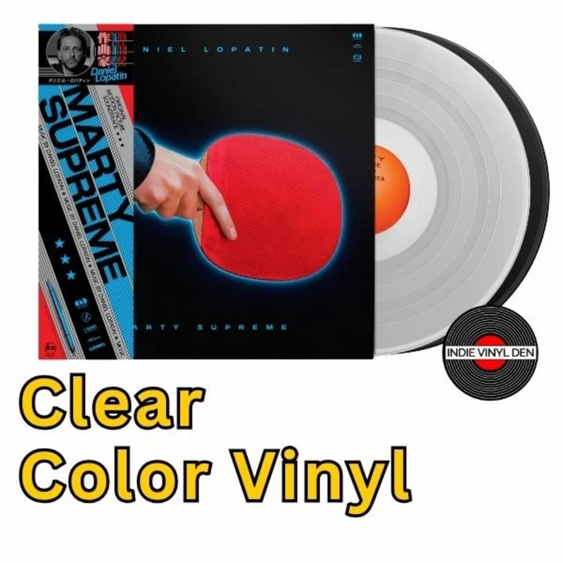 Marty Supreme (Original Soundtrack) - Daniel Lopatin - Clear 2LP Vinyl Record