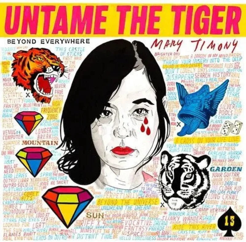 Mary Timony - Untame The Tiger - Neon Pink Color Vinyl *