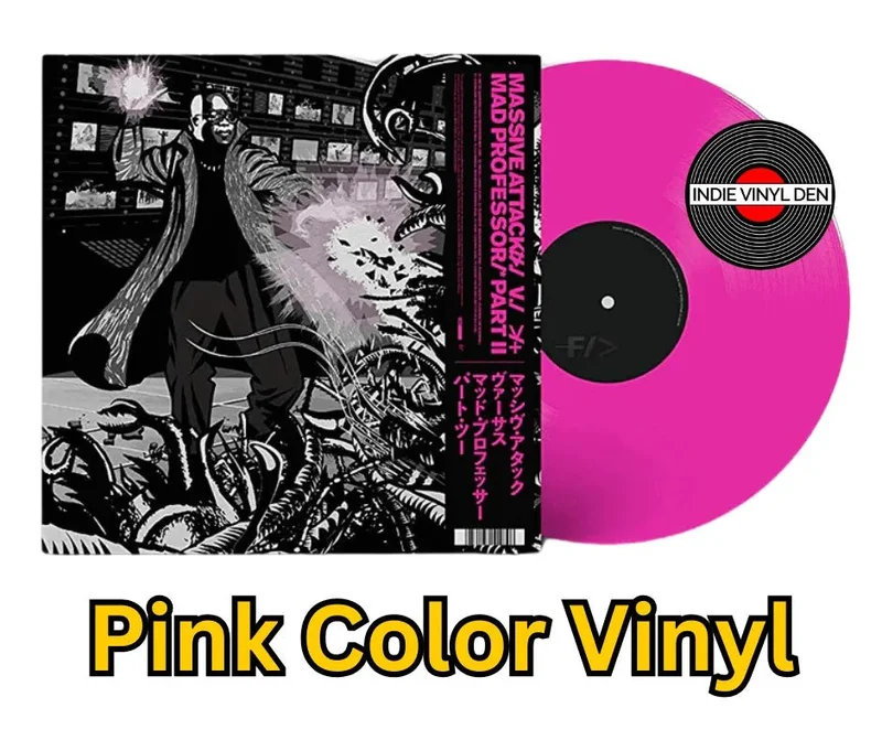 Massive Attack Vs Mad Professor Part II - Pink Color Vinyl Record