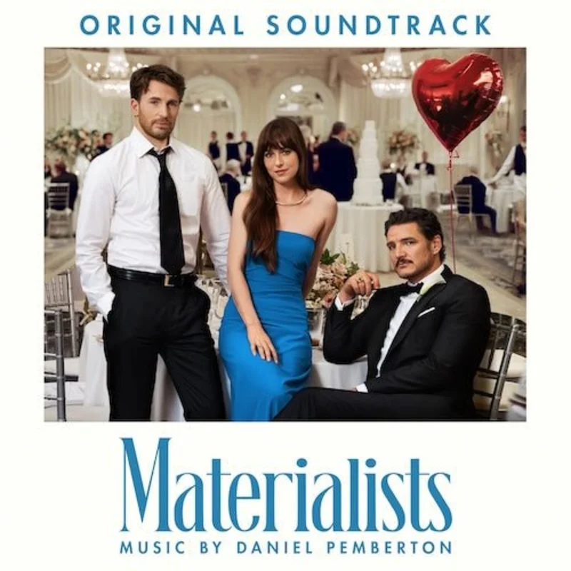 Materialists (Original Soundtrack) Iridescent White w/Blue Color Vinyl Record