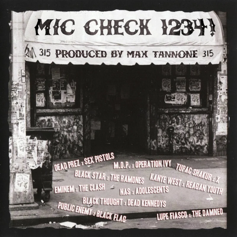 Max Tannone - Mic Check 1234 Rap vs Punk Vinyl LP