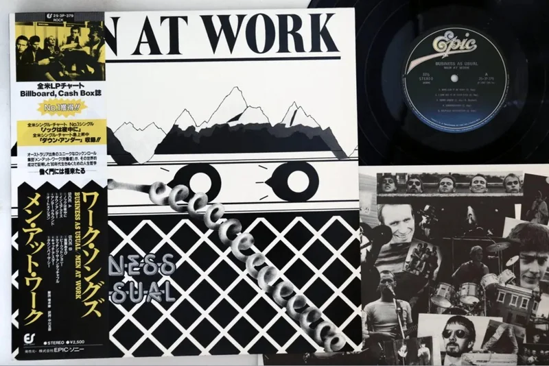 Men At Work - Business As Usual - Japanese Vintage Vinyl