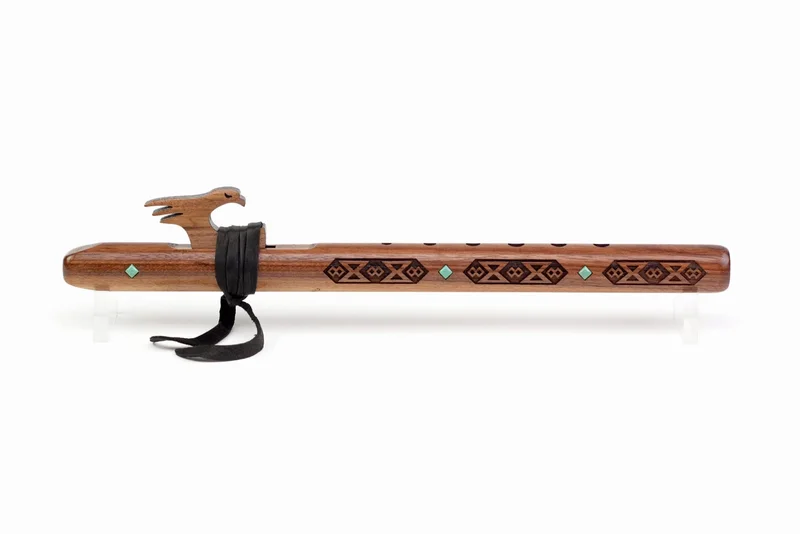 Merlin high 'C' Walnut with Turquoise