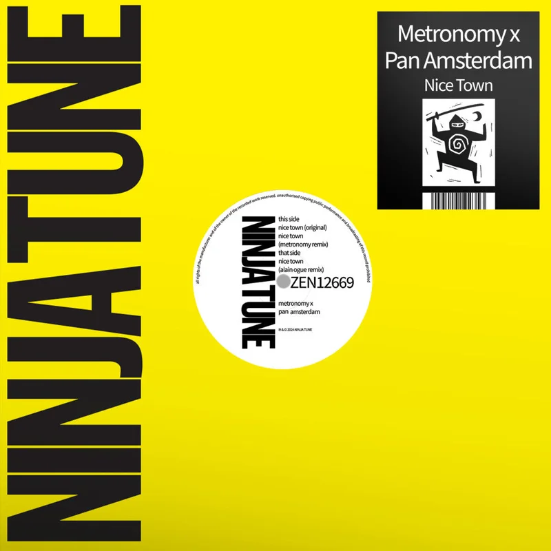 Metronomy and Pan Amsterdam - Nice Town (Ninja Tune) (Arrives in 30 days)